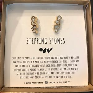NIB Bryan Anthonys Stepping Stones Ear Climbers